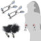 BDSMYEE BDSMs Spielzeug hart,2 Paar Nippelklemmen Brustwarzen sex,SM Sexspielzeug extreme Paare,BDSMs Spielzeug extrem Sklavin,Nipple Clamps Set Fetisch BDSMs Spielzeug extrem für Frauen (2 IN 1)