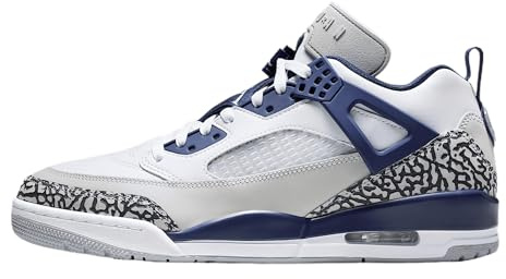 Nike Herren Jordan Spizike Halbschuhe, Weiß/Neutralgrau/Anthrazit/Midnight Navy, 43 EU