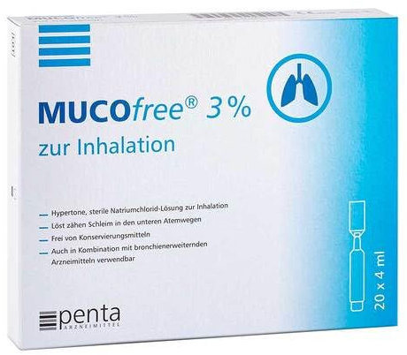MUCOFREE 3% zur Inhalation 20X4 ml