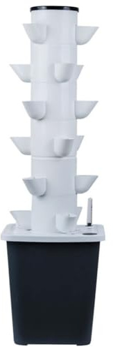 Système de plantation hydroponique – 30 capsules 6 étages Kit de culture de jardin pour herbes, fruits et légumes avec pompe hydratante