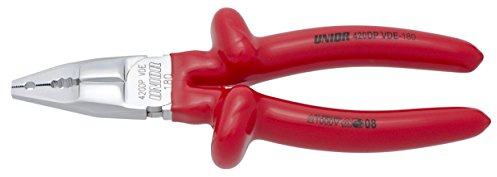 UNIOR 619176 - Alicate para telefonistas aislado VDE 180 mm serie 420/1VDEDP