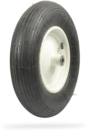 GREENSTAR - Roue Acier sur Roulement Avec Pneumatique 480/400 x 8 - Jante 8 - Pour Remorque XBITC3080PL et XBIPCT250