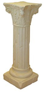 Antikes Wohndesign Flores Columna florero Barroco Columna Columna Crema