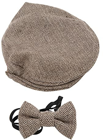 Zerodis Gorra de Caballero Pajarita Gorra de Foto de Dibujos Animados de Bebé Recién Nacido Ropa de Fotografía de Niño Sombrero de Copa para Accesorios de Fotografía de Bebé(#3)