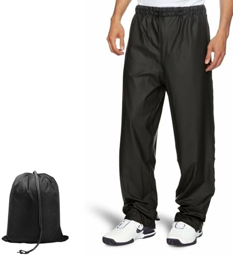 InfiniZer Mens Waterproof Trousers, Breathable Waterproof Overtrousers Men Water Proof Hiking Walking Trousers Mens Summer, Lightweight Windproof Rain Over Pants for Outdoor
