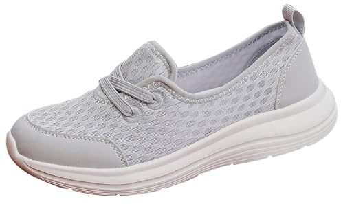 Chaussures orthopédiques pour femme avec semelle souple - Chaussures de course confortables et légères - Semelle antidérapante - Chaussures d'été respirantes - Chaussures de tennis - Chaussures de