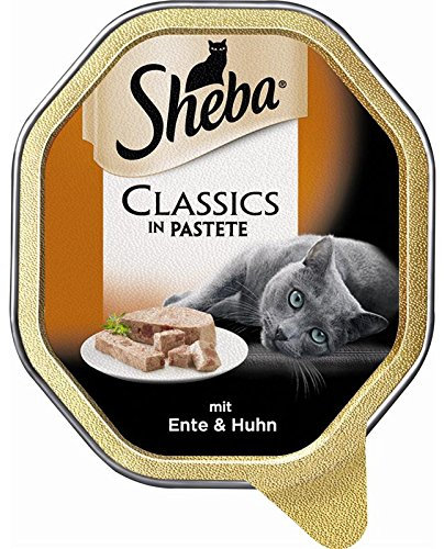 Sheba Classics mit Ente & Huhn 22 x 85g Katzenfutter nass