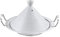 Tajine da cucina tradizionale marocchina in ceramica con fondo in acciaio inox, Ø 30 cm