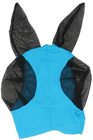 Kisangel 3st Mückenschutzmaske Pferdefliege Pferdemaske Fliegenprävention Kopfschutzmaske Fliegenschutzmaske Pferdekopf Mesh Ohrmaske Reitmaske Pferdegesichtsmaske Pferdekopf Netz