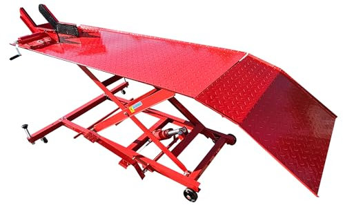 Motorrad Montagerampe MotorLift450 Rampe Heber Motorradhebebühne Hebebühne 450 kg hydraulisch