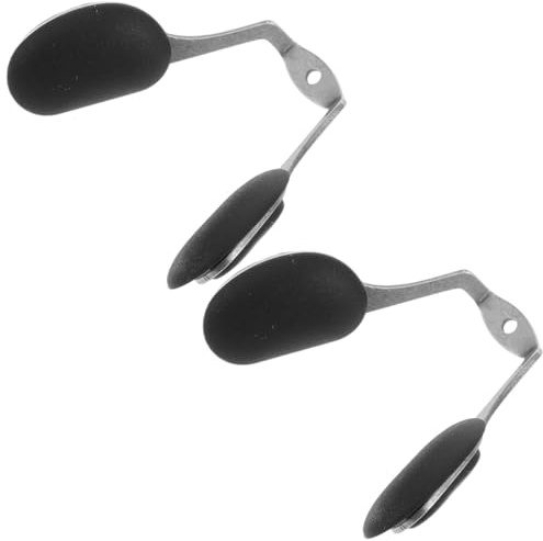 MAGICLULU Naselli Antiscivolo a Forma di U in Acciaio Inossidabile per Occhiali Compatibili Supporto a Vite per Fissaggio Sicuro Occhiali da Sole da Vista