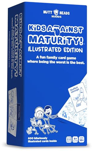 Kids Against Maturity: Card Game for Kids and Families, Super Fun Hilarious for Family Party Game Night