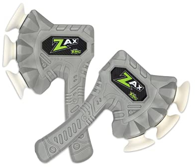 Zing Zax, Soft Foam Throwing Axes, Includes 2 Zaxes and 1 Target