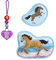 Step by Step Magic Mags „Wild Horses“, 3-teilig, 2 Magnet-Applikationen und 1 Anhänger, als Ergänzung für den Schulranzen oder Vorschulrucksack, für Mädchen