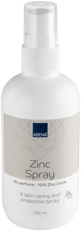 ABENA Spray Dermoprotector con 10% de Óxido de Zinc | Protección de la Piel | Calma Irritaciones y Regenera | Para Piel Sensible y Cuidados Diarios | Incontinencia y Personas Encamadas