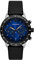 Emporio Armani Watch for Men, Chronograph Movement, 43 mm Silver Stainless Steel Case with a Leather Strap, AR11522