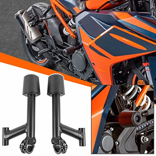Lorababer Motorrad Motorschutz CNC Aluminium Rahmen Slider für RC390 Anti Crash Pad Ersatz Verkleidung Fallender Seitenschutz Kompatibel mit K.T.M RC 390 2022 2023