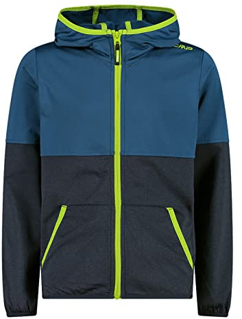 CMP Kinder Hoodie Jacke, b.Blue Mel.-Dusty Blue, 110