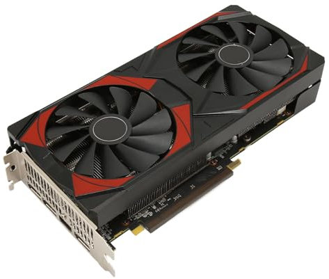 RX5700XT 8GB Graphics Card, GDDR6, 256bit, PCI Express 4.0 X16, 1965/14000MHz, 7680x4320, PC Gaming Video Card with HDMI and 3 DP Ports