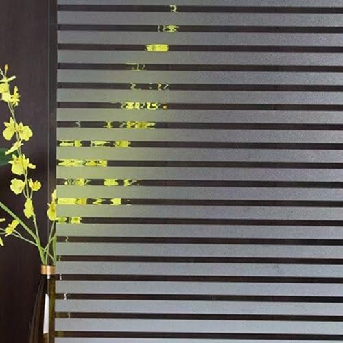 Film Fenêtre Anti Regard Occultant 80 x 100 cm Opaque, Occultant Anti UV Haute Durabilité Film de Fenêtre Anti-UV en Verre Dépoli Brise Vue Anti UV pour Domicile, Bande