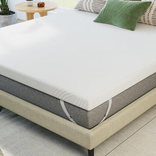 Novilla 5cm Matratzen Topper 140x200 Höhe Komfortschaum MatratzenTopper für Boxspringbett Wohnwagen Schlafsofa Matratzenauflage Bezug Waschbar