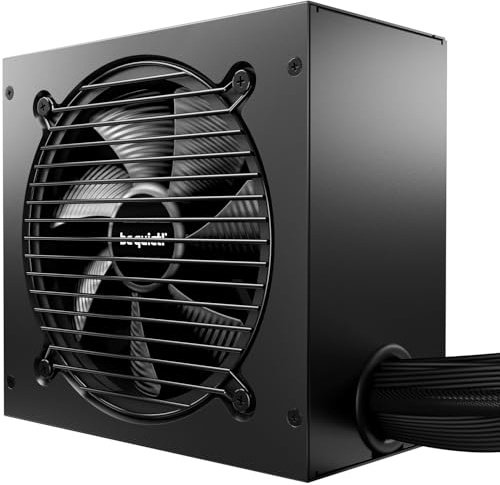 be quiet! Pure Power 12 650W Power Supply, 80 PLUS® Gold Efficiency, ATX 3.1 With Full Support For PCIe 5.1 GPUs, Exceptionally Silent 120mm be quiet! Fan, LLC Technology, High-Performance 12V-Rail