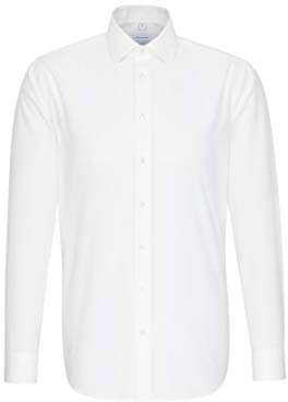 Seidensticker Herren Business-Hemd - Shaped Fit - Bügelfrei - Kent Kragen - Langarm - 100% Baumwolle