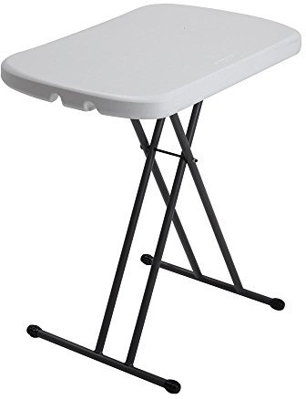 Lifetime, tavolino pieghevole 80251 0,66 m personale, bianco
