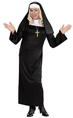 W WIDMANN MILANO Party Fashion - Disfraz de monja para adultos