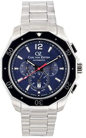 Carl von Zeyten Herren Uhr Armbanduhr Automatik Hausach CVZ0079BLMS