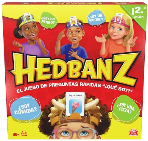 Devine Tête Classique - Jeu de Société Famille - Bandeaux et Devinettes - Devinez L’Illustration De La Carte Qui Est sur Votre Tête - Jeu De Cartes - Version Française - Jouet Enfant 6 Ans et +