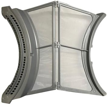 JCSPARES® - Filtro Pelucchi Filacci Per Asciugatrice Nero/Grigio Compatibile Con Whirlpool Ignis Hotpoint