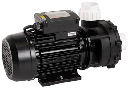 LIVIN LP250 - Pompa per vasca idromassaggio, 1,85 kW/2,5 HP e 600 l/min, pompa per piscina da terra con 230 V/50 Hz e pompa jet, senza rumore