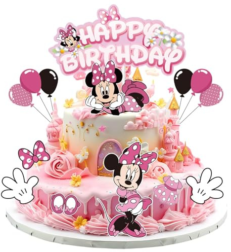 Ctxtqtdt Decorazioni Torta Compleanno per Ragazzi, Topper Torta Compleanno, Happy Birthday Decorazioni Torta, Cake Topper per Festa di Compleanno Bambini (D)