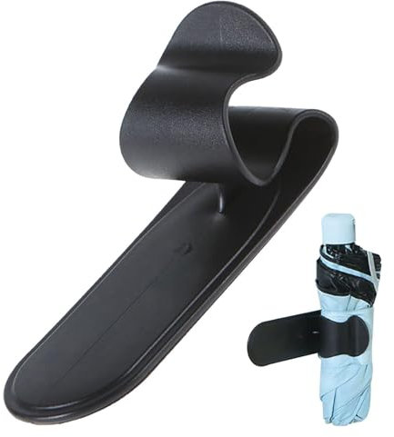 Poupangke Umbrella Rack Stand, 4 Pack Car Umbrella Holder Hooks Adhesive Umbrella Holder,Wall Mounted Umbrella Rack Holders for Car,Home Entryway,Balcony,Bathroom