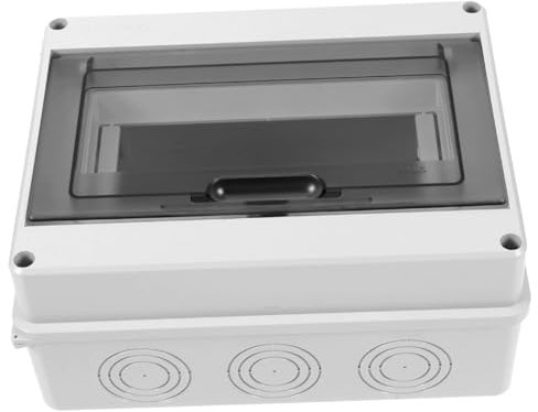 KONTONTY Scatola Di Distribuzione Elettrica Esterna in Abs E Pc Scatola Di Protezione Della Distribuzione Dell'energia Design Flessibile Per Vari Applicazioni Installazione Semplice