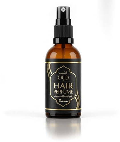 PROFUMO CAPELLI OUD Profumo per Capelli Donna [SENZA ALCOL] Spray Profumato Fragranza Araba Orientale - Made in Dubai (GOLDEN OUD)
