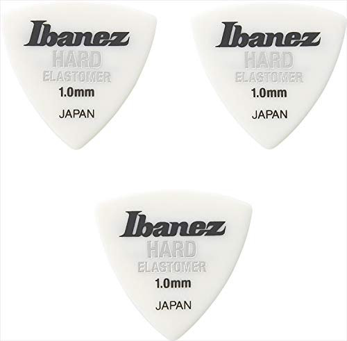 Ibanez BEL8HD10 Elastomer Picks Hard White - Plektren Set