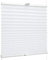 SchattenFreude Klemmfix-Plissee für Fenster | Mit Klemm-Haltern | Ohne Bohren | Reinweiß, Breite: 55cm x Höhe: 150cm