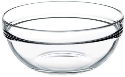 Pasabahce Chef 53593 - Bol en verre Ø 26 cm pour fruits, salade, plats d'accompagnement, chips, cuisson + cuisson