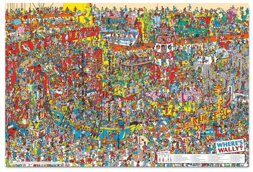 Grupo Erik Where's Wally? Poster - 36 x 24 inches / 91.5 x 61 cm - Shipped Rolled Up - Cool Posters - Art Poster - Posters & Prints - Wall Posters