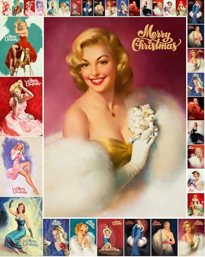 Decoupage Paper Pack (35 Sheets 6x8) Sexy 1920's Pinup Models and Performers FLONZ Vintage Illustration Pictures Cards for Decoupage, Craft and Scrapbooking