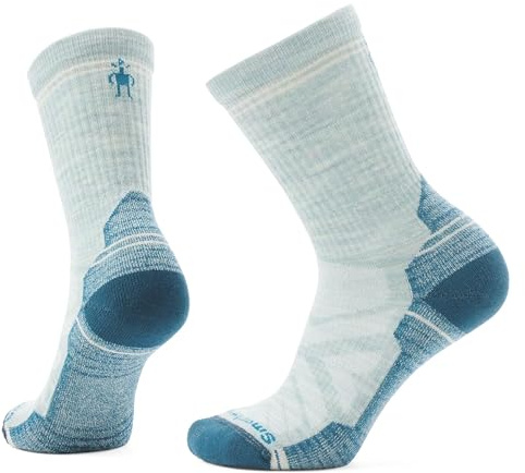 Smartwool Womens Hike Light Cushion Crew Socks Frosty Green Medium