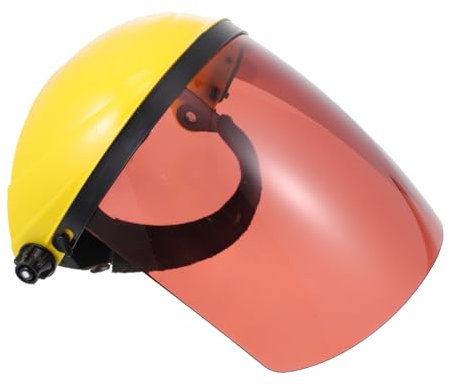 HOMSFOU 1pezzi Protettiva Saldatura Antischizzi e Polvere Con Schermo Integrale Trasparente Per Lavori Manuali e Sul Lavoro Leggera e Resistente Per Operai e Saldatori