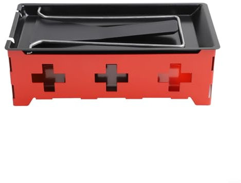 Griglia per raclette per formaggio, portatile, antiaderente, per raclette, formaggio, rotastro, teglia da forno, set per cottura al formaggio, con spatola in silicone, strumento per grigliare la