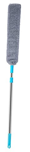 Sosoport Long Handle Duster Tool for Home Cleaning Under Cabinet Dust Sweeper for Hard to Reach Areas Safe Soft Microfiber Cloth for Sofas Tables Blinds and More