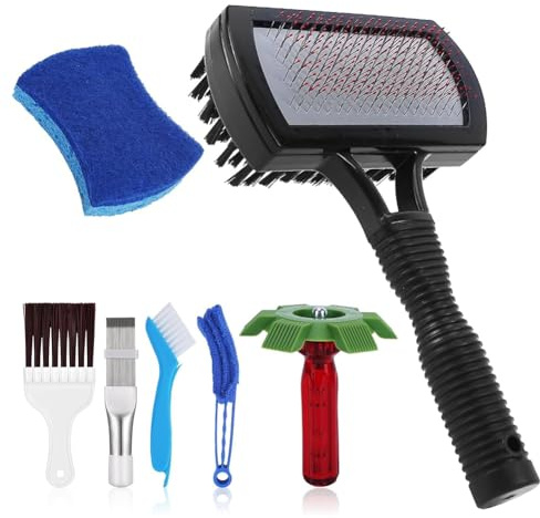 Ujjdwiurgh Kit per la pulizia delle alette del condizionatore d'aria, pulitore per bobine di aria condizionata, pulitore per alette del frigorifero, evaporatore e riparazione del radiatore