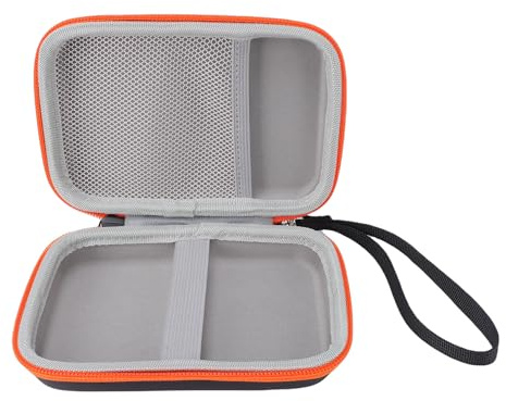 Yanmis Étui de Rangement pour Disque Dur, Support de Protection EVA Résistant aux Chocs pour LaCie Rugged Mini 1 to 2 to 4 5, avec Sac en Filet intégré pour Câbles USB et