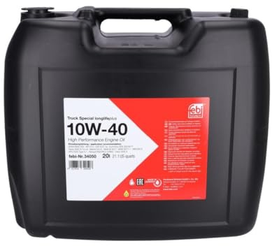 febi bilstein 34050 Motoröl SAE 10W-40 Truck Special Longlife Plus, 20 l