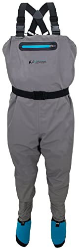 FROGG TOGGS Damen Canyon Wathose mit Strümpfen, Grau, Large